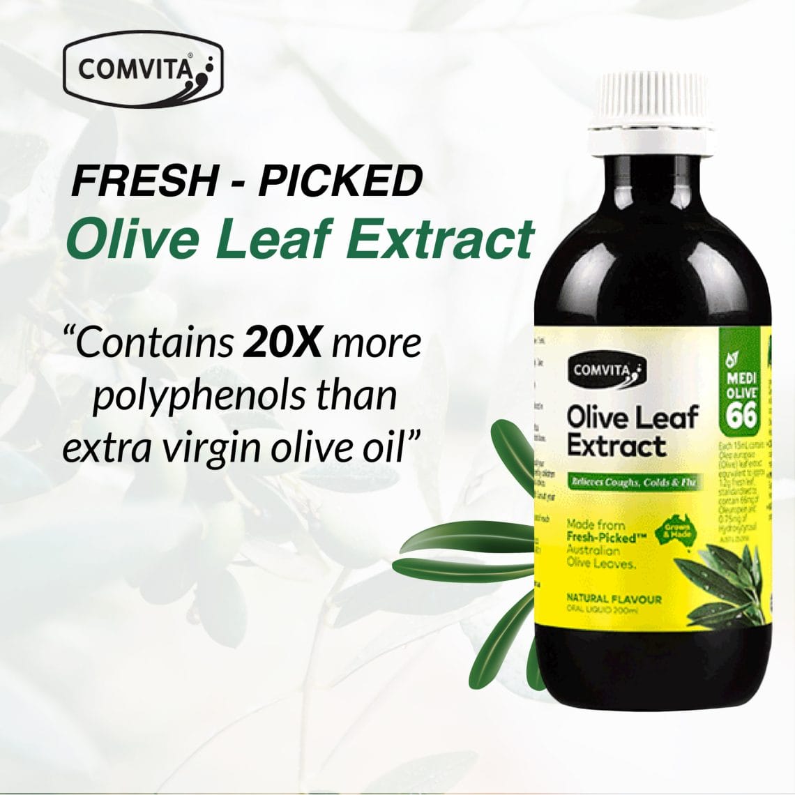 Comvita Olive Leaf Extract 500ml - 1
